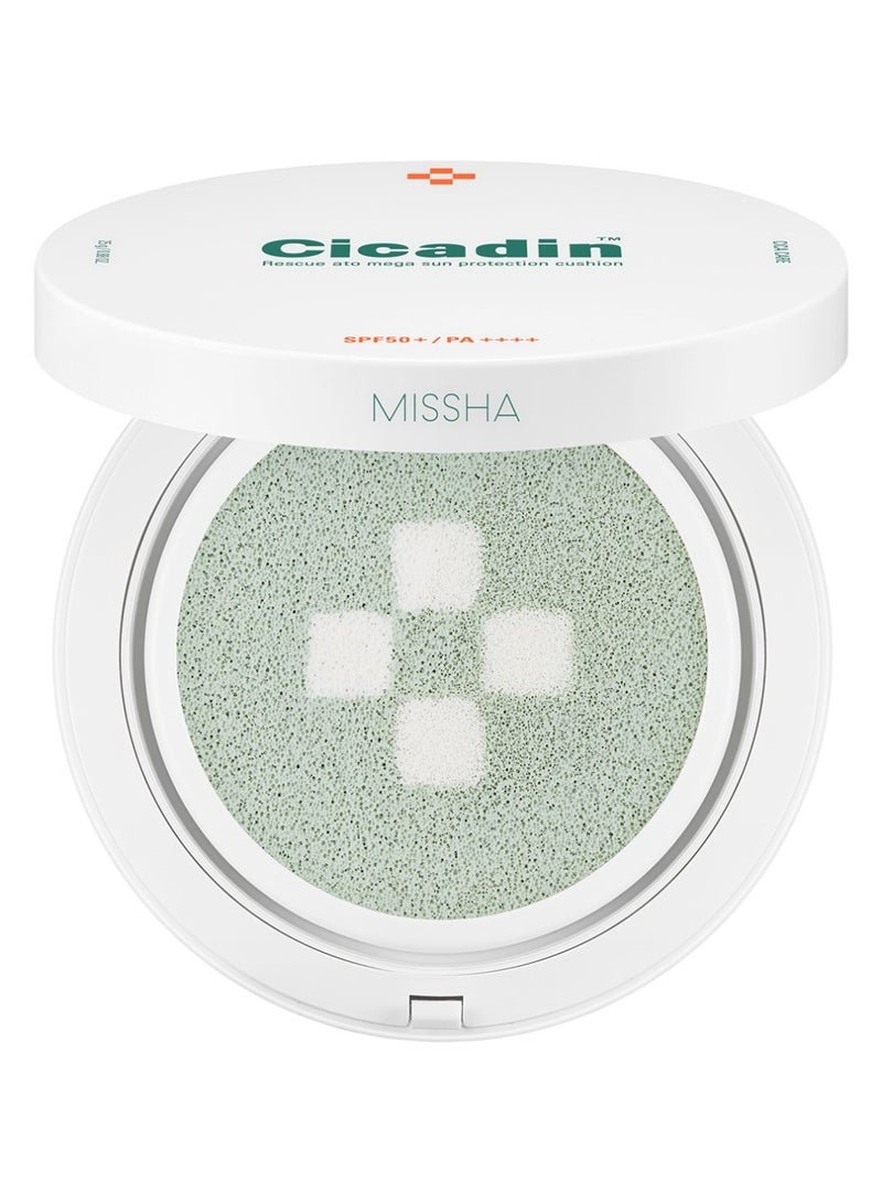 Missha Korean Cicadin Rescue Mega Sun Protection Cushion Spf 50+/Pa++++ 25ml  - Image 2