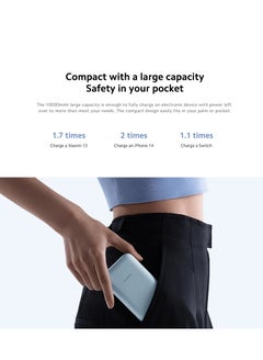 Xiaomi 10000 mAh Power Bank Integrated Cable USB and USB-C Port 22.5W BHR9072GL - Tan  - Image 4