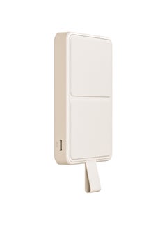 Xiaomi 6000 mAh Magnetic Power Bank With MagSafe BHR9074GL - Tan  - Image 4