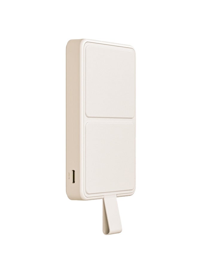 Xiaomi - 6000 mAh Magnetic Power Bank With MagSafe BHR9074GL - Tan - Image 1