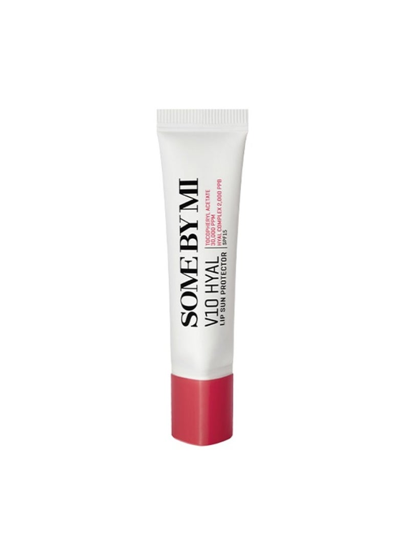 Some by Mi V10 Hyal Spf15 Lip Sun Protector Berry Shade - Lightweight And Non-Sticky Formula - Perfect For Daily Use - Keeps Dry And Chapped Lips Protected And Moisturized 7ml - Image 1