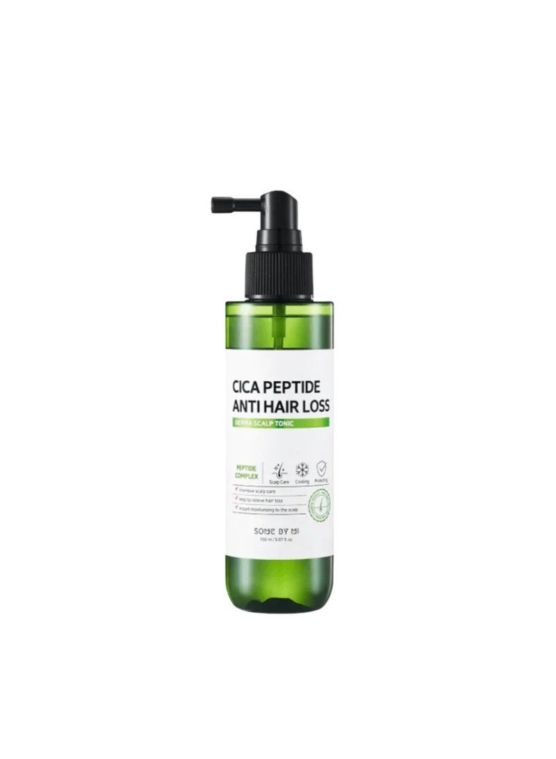 Some by Mi - Cica Peptide Anti-Hairloss Scalp Tonic - For Strengthening And Protecting The Hair - Help To Relieve Hair Loss - Enriched With Peptide And Cica - 150Ml - Image 1