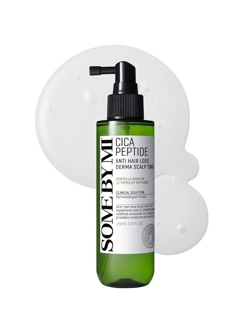 Some by Mi - Cica Peptide Anti-Hairloss Scalp Tonic - For Strengthening And Protecting The Hair - Help To Relieve Hair Loss - Enriched With Peptide And Cica - 150Ml - Image 1