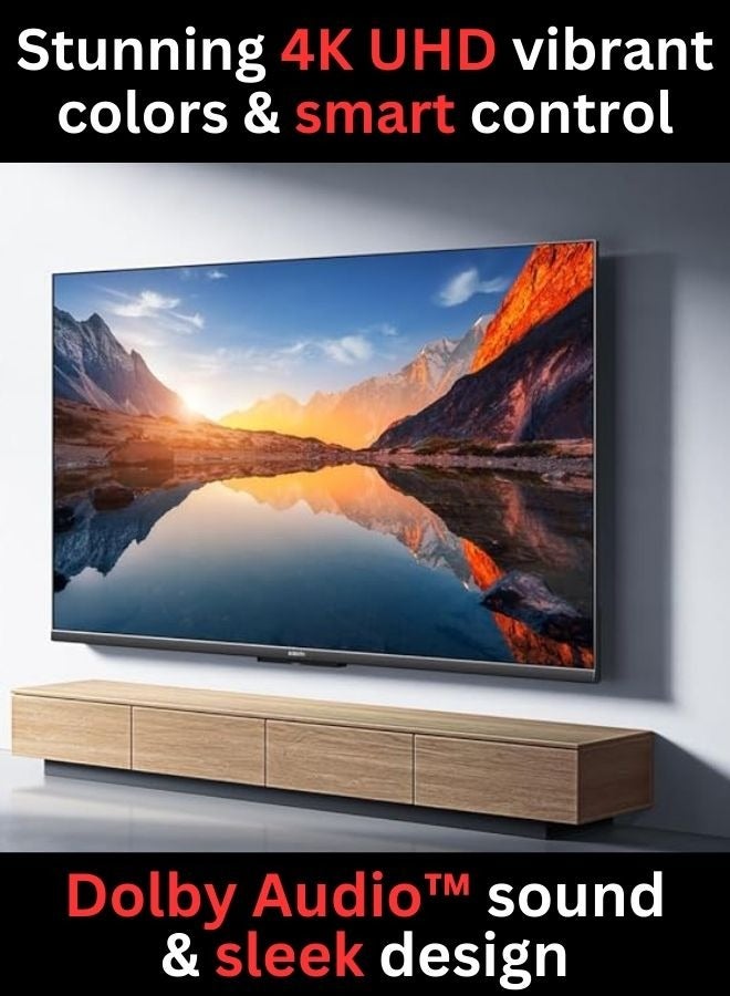 Xiaomi 55-Inch 4K UHD Smart TV with 3.5L Air Fryer Bundle | 4K Resolution | HDR10 | Dolby Audio | Healthy Cooking | Perfect for Home Entertainment TV A43 + 55A2025+AIR-FRYER Black - Image 4