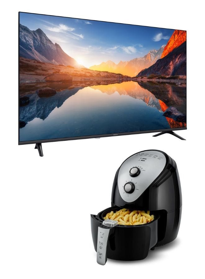 55-Inch 4K UHD Smart TV with 3.5L Air Fryer Bundle | 4K Resolution | HDR10 | Dolby Audio | Healthy Cooking | Perfect for Home Entertainment TV A43 + 55A2025+AIR-FRYER Black - pnsku/N70128718V/45/_/1731487567/52a6e65d-18f7-49f7-a93c-a6d3497ddb60