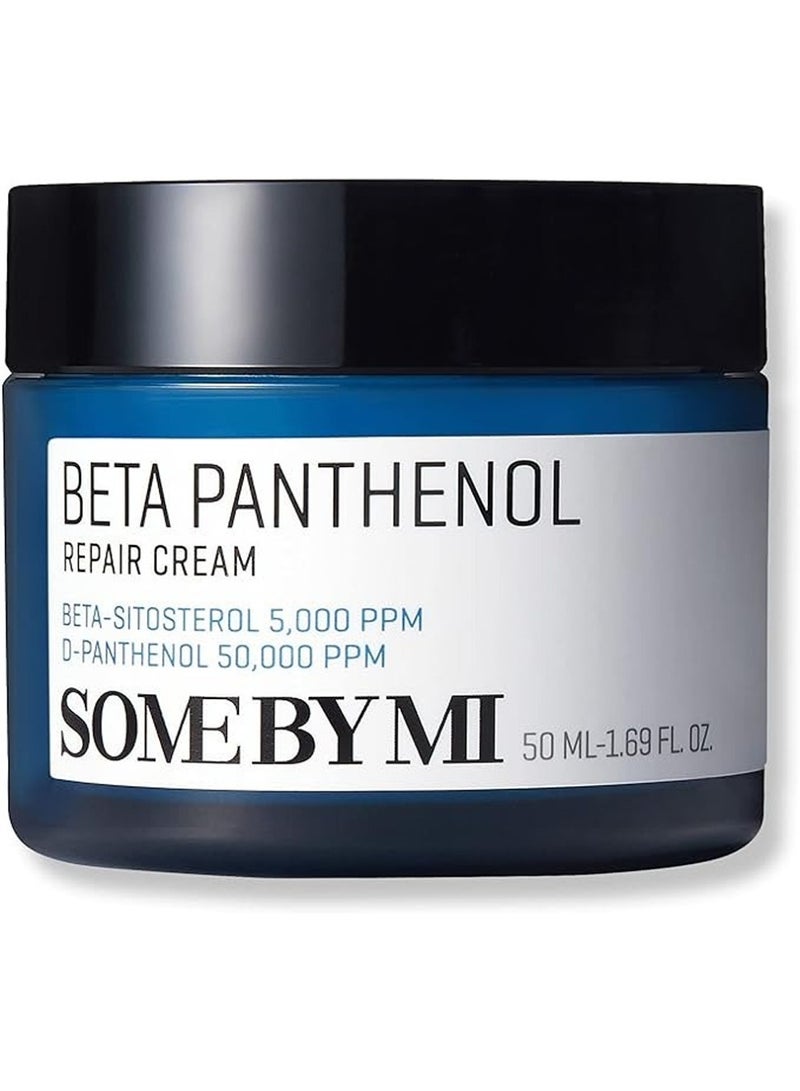Some by Mi Beta-Panthenol Skin Repair Cream - Rebuilding Skin Barrier With Beta-Sitosterol And Panthenol - Daily Moisturizer, Skin Hydrating And Skin Redness Care Cream 50ml  - Image 1