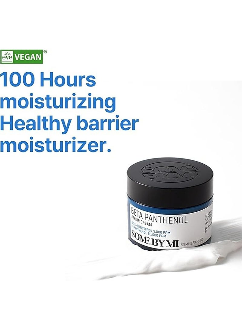 Some by Mi Beta-Panthenol Skin Repair Cream - Rebuilding Skin Barrier With Beta-Sitosterol And Panthenol - Daily Moisturizer, Skin Hydrating And Skin Redness Care Cream 50ml  - Image 2