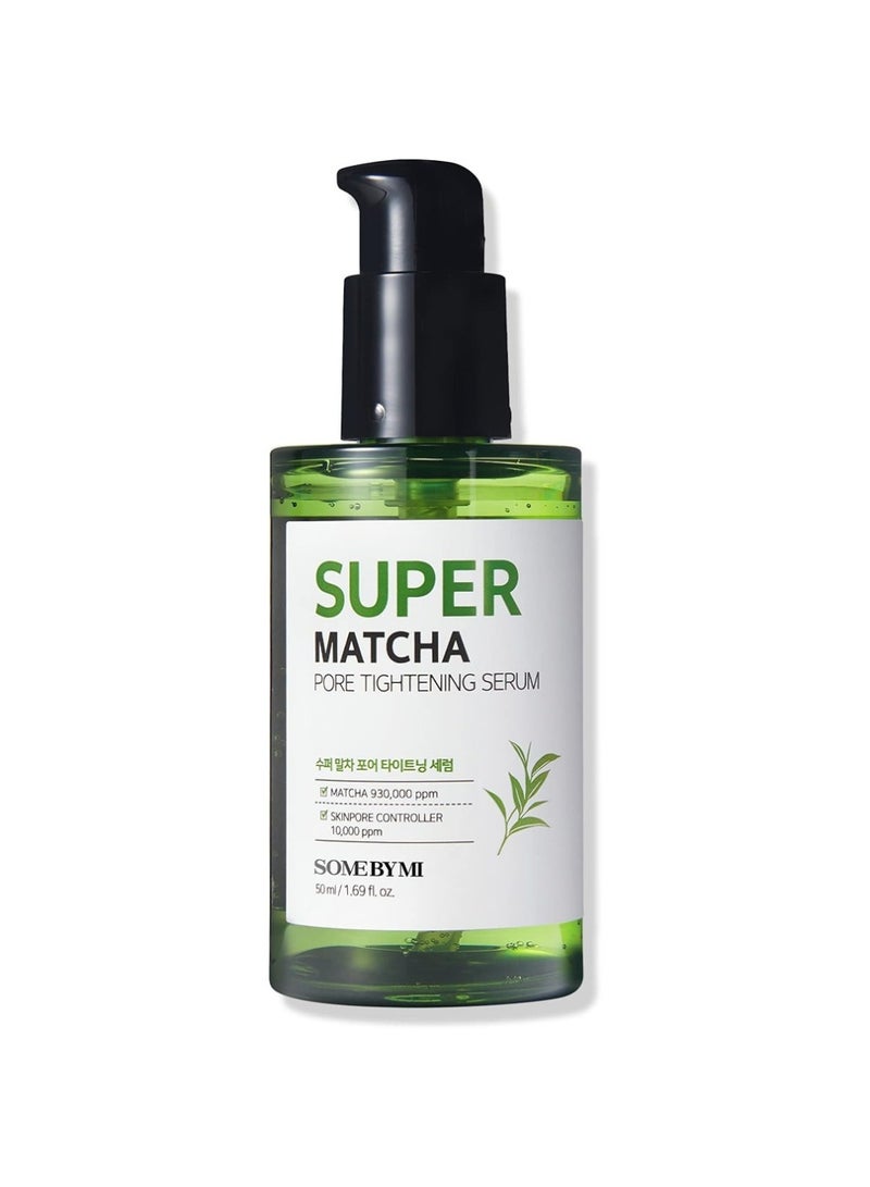 Some by Mi Super Matcha Pore Tightening Serum - Made From Match Water For Sensitive Skin - Skin Moisturizing And Purifying Effect - Blackheads, Sebum And Pore Care 50ml  - Image 1