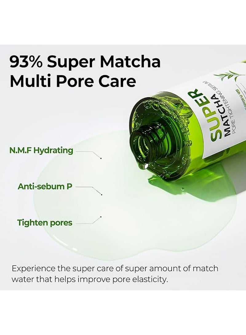 Some by Mi Super Matcha Pore Tightening Serum - Made From Match Water For Sensitive Skin - Skin Moisturizing And Purifying Effect - Blackheads, Sebum And Pore Care 50ml  - Image 4