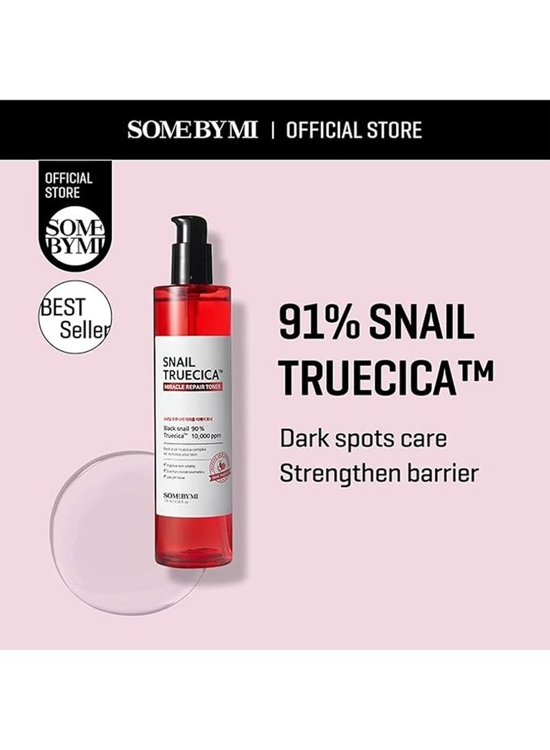 Some by Mi Snail Truecica Miracle Repair Face Toner - Made From Snail Mucin For Sensitive Skin - Daily Repair  Toner For Skin Texture And Pigmentation Care 135ml - Image 2
