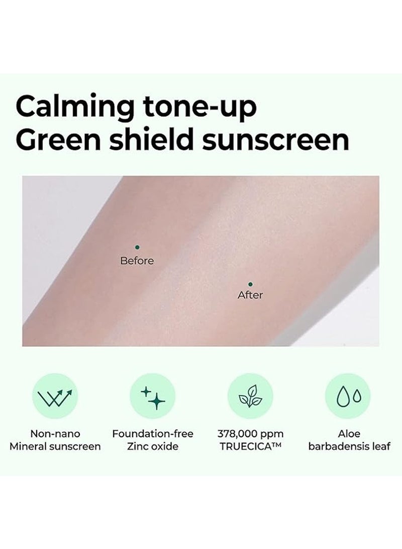 Some by Mi Truecica Mineral Calming Tone-Up Suncream Spf50+, Pa++++ - Brightening And Calming Effect - Mild Sun And Uv Protection Sunscreen For Sensitive Skin 50ml - Image 3