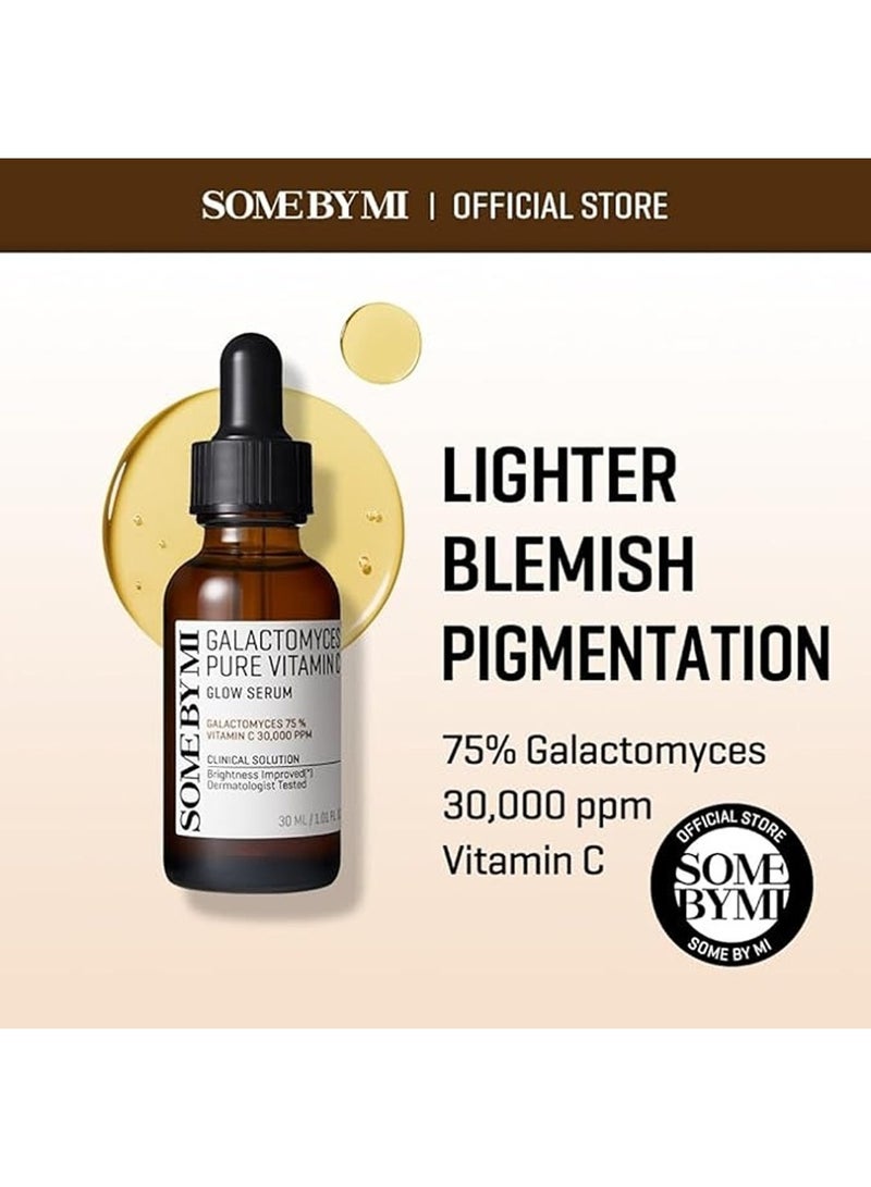 Some by Mi Galactomyces Pure Vitamin C Glow Serum - Daily Brightening Vitamin C Serum For Glass Skin - Improvement Of Skin Texture And Elasticity 30ml  - Image 3