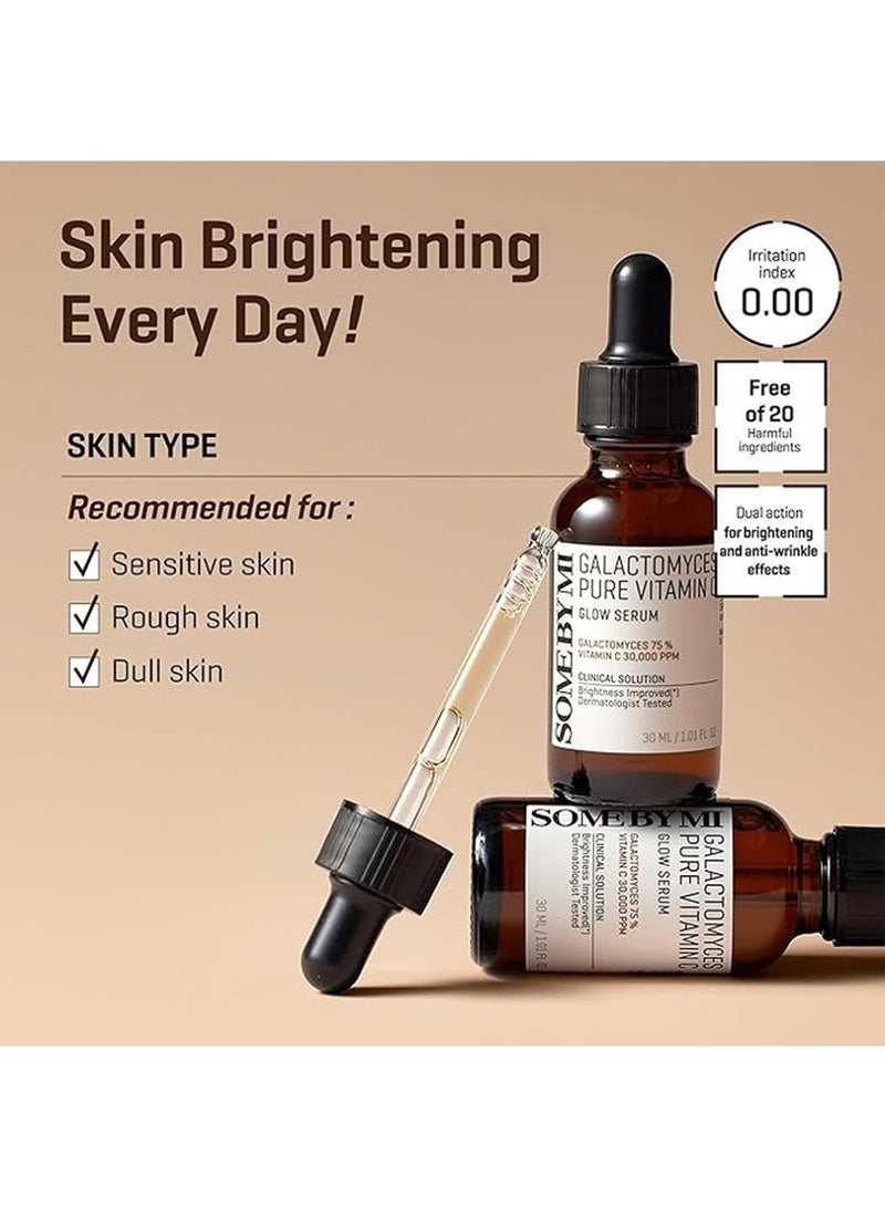 Some by Mi Galactomyces Pure Vitamin C Glow Serum - Daily Brightening Vitamin C Serum For Glass Skin - Improvement Of Skin Texture And Elasticity 30ml  - Image 5