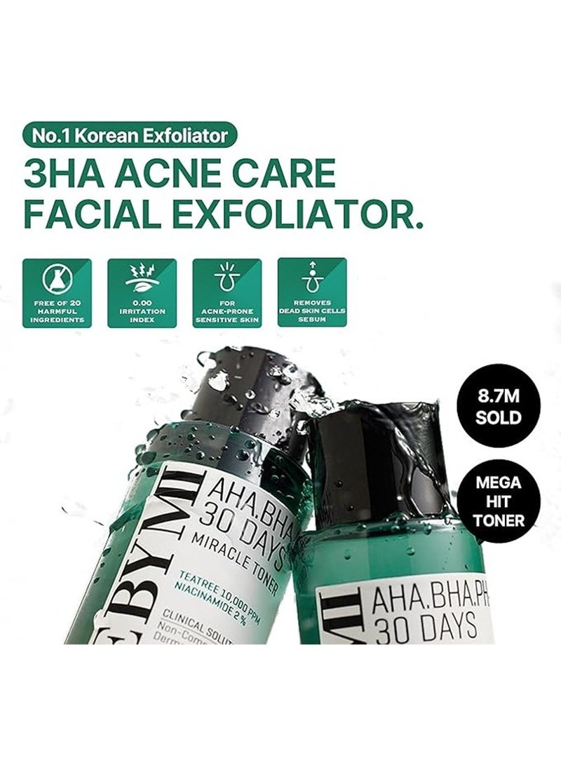 Some by Mi Aha-Bha-Pha 30 Days Miracle Face Toner - For Brightening, Exfoliating, Moisturizing, Rejuvenating, Whitening Face 150ml  - Image 2