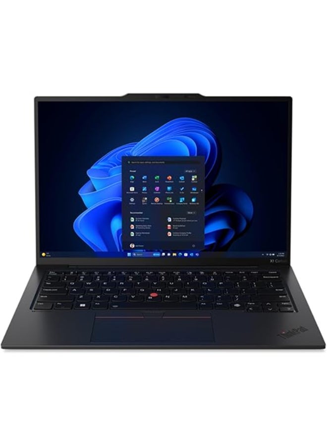 Lenovo - ThinkPad X1 Carbon Gen 12 (Upgraded Version) Laptop With 14-Inch Display, Core Ultra 7 155U Procssor/32GB RAM/512GB SSD/Intel Iris XE Graphics/Windows 11 Pro English Black - Image 1