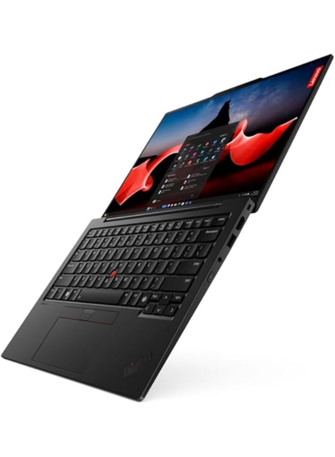 Lenovo - ThinkPad X1 Carbon Gen 12 (Upgraded Version) Laptop With 14-Inch Display, Core Ultra 7 155U Procssor/32GB RAM/512GB SSD/Intel Iris XE Graphics/Windows 11 Pro English Black - Image 1