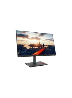 ThinkVision P24h-30 24 inch 2K QHD Monitor with Eyesafe (IPS Panel, 60Hz, 4ms, HDMI, DP, DP out, USB-C, Ethernet ) - Tilt/Swivel/Lift/Pivot Stand Black