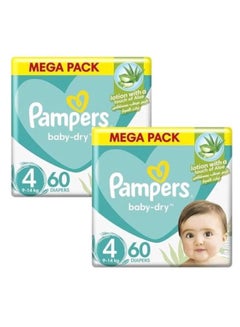 Active Baby-Dry, Size 4, Large, 7-14 kg, 60 Count 4 Packs Of 15 Diapers - pnsku/N70128836V/45/_/1731519979/fe71ee7b-838f-4930-aa5b-54a834d53b45