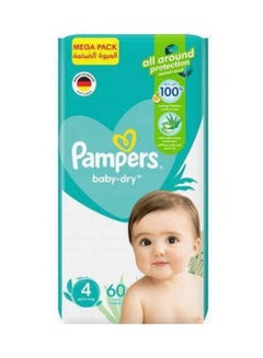 Active Baby-Dry, Size 4, Large, 7-14 kg, 60 Count 4 Packs Of 15 Diapers - pnsku/N70128836V/45/_/1731519980/20556300-7b73-4a58-9a52-04e668f3ef27