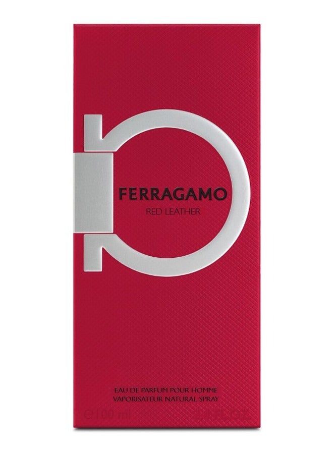 Salvatore Ferragamo Red Leather Pour Homme EDP 100ml 