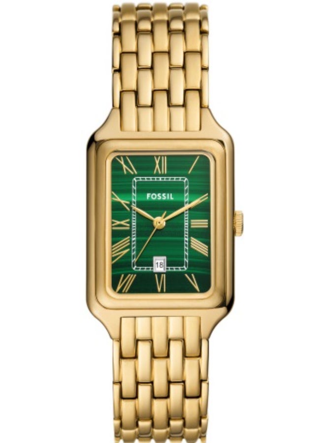 FOSSIL Women's Green Dial Analog Quartz Watch 41 - ES5341 