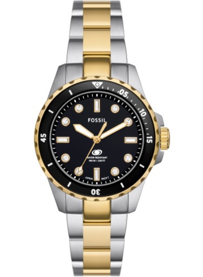 FOSSIL Women's Black Dial Analog Quartz Watch 36 - ES5349