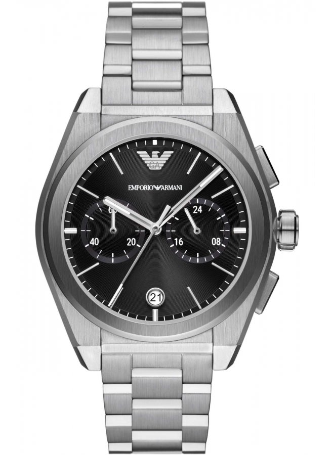 EMPORIO ARMANI Men's Black Dial Analog Quartz Watch 43 - AR11560 