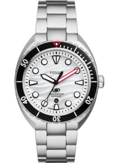 FOSSIL Men's Silver Dial Analog Quartz Watch 42 - FS6063 