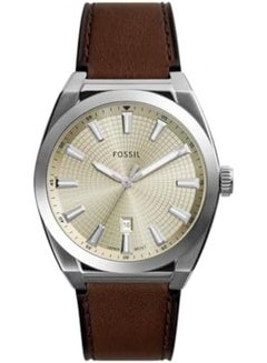 FOSSIL Men's White Dial Analog Quartz Watch 42 - FS6071 