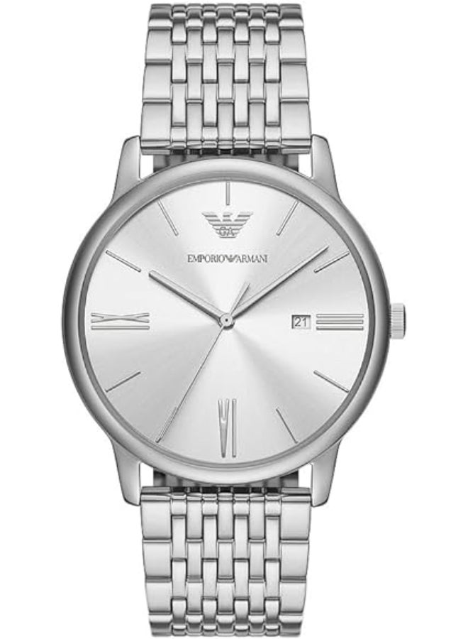 EMPORIO ARMANI Men's Green Dial Analog Quartz Watch 42 - AR11599 