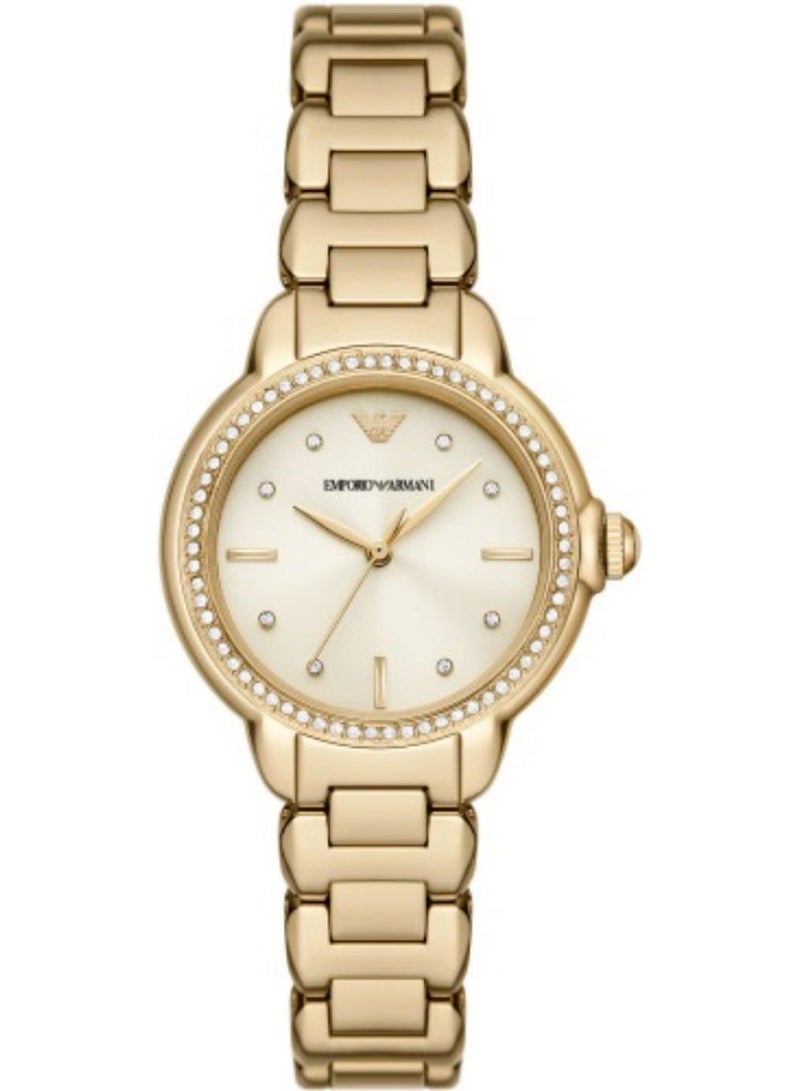 EMPORIO ARMANI Women's Silver Dial Analog Quartz Watch 32 - AR11609