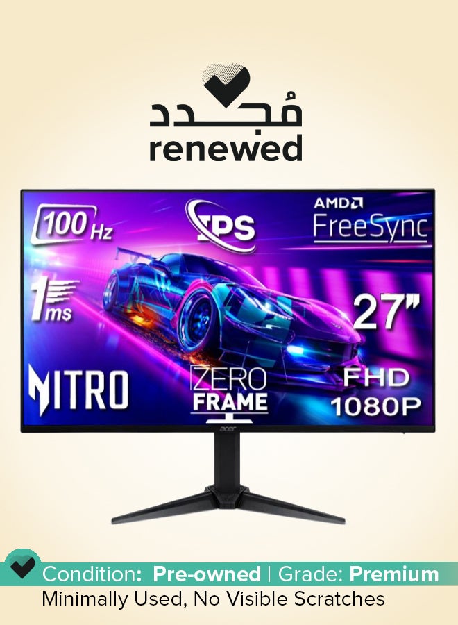 Acer Renewed - Nitro 27-Inch Gaming Monitor Black - Image 1