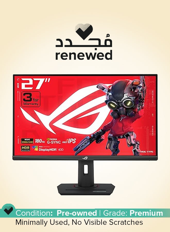 أسوس Renewed - ROG Strix XG27ACS 27-Inch USB Type-C Gaming Monitor Black - Image 1
