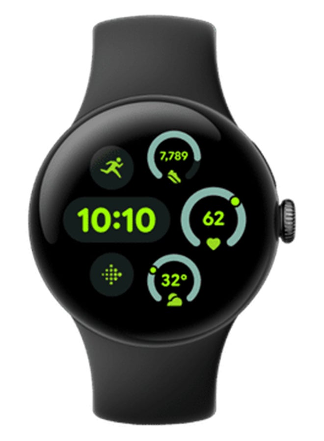 جوجل Pixel Watch 3 (41 Mm), Amoled Ltpo Display, Advanced Motion Sensing Smartwatch Free Size Black  - Image 1