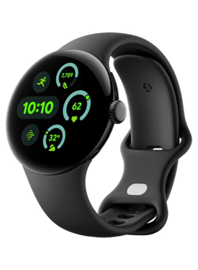 جوجل Pixel Watch 3 (41 Mm), Amoled Ltpo Display, Advanced Motion Sensing Smartwatch Free Size Black  - Image 2