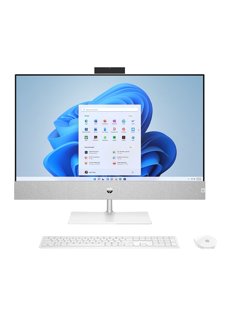 HP - Pavilion 27-CA2152NH AIO With 27-Inch Display, Core i7-13700 Processor/64GB RAM/1TB SSD/4GB NVIDIA GeForce RTX 3050 Graphics/Windows 11 Pro English White - Image 1