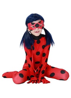 3-Piece Lady Bug Jumpsuit Medium with Wig Set mediumcm - pnsku/N70129282V/45/_/1731584128/47e6026b-b363-4691-b30f-20446b2f30b0