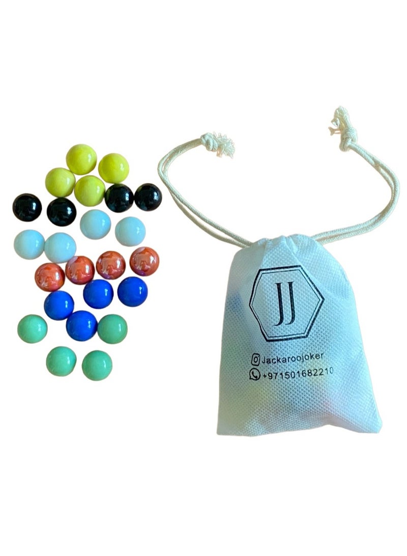 جاكارو جوكر Glass Marbles for Jackaroo Board Game  - Image 1