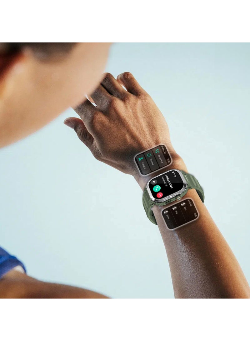 Smartwatch Designed for athletes to withstand tough conditions, SportFit™ technology and Bluetooth connectivity, supports 100+ sports modes, with up to 10 days of battery life Green - pnsku/N70129329V/45/_/1731584765/db1ad0f6-755e-4eb3-9408-48588d5dd367