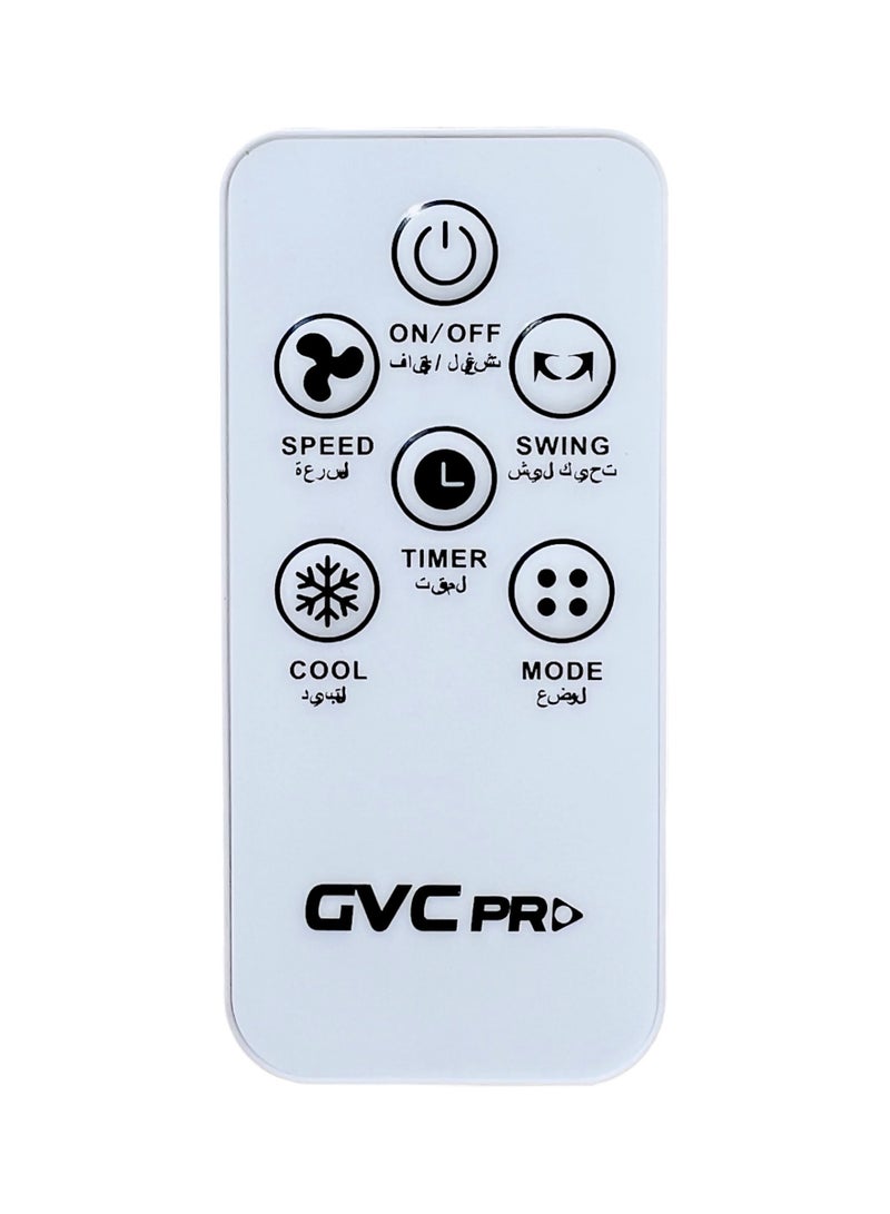 gvc pro gvc pro Air cooler GVC PRO 200W, effective area 40-50m²,with water-operated and remote control and characterize by large water tank which reach to 60L, max airflow 6500 m³/h GVCAR-9660 60 L 200 W GVCAR-9660 Blue/White  - Image 4