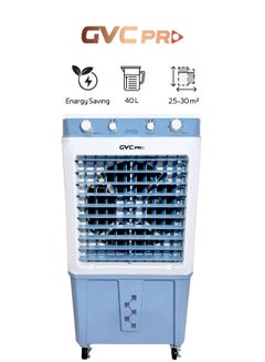gvc pro gvc pro Air cooler GVC PRO 120W, effective area 25-30m²,with water-operated and characterize by large water tank which reach to 40L, max airflow 3500 m³/h GVCAR-9640 40 L 120 W GVCAR-9640 Blue/White  - Image 1