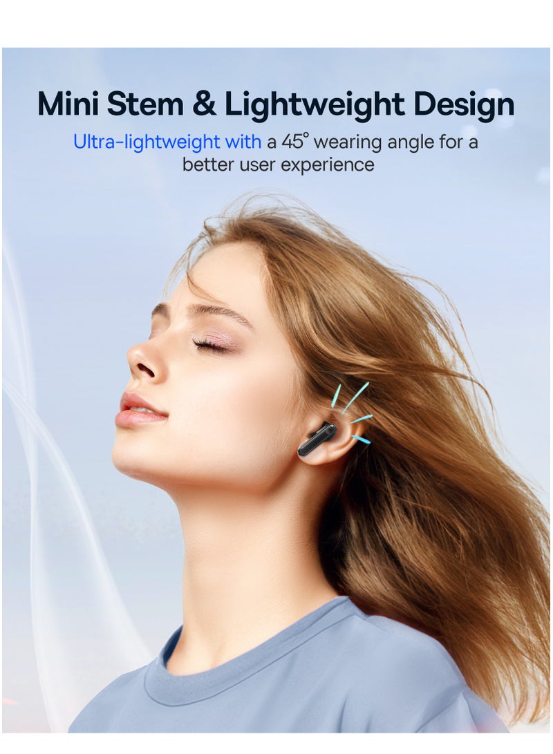 Baseus - TWS Earbuds with Bluetooth 5.3, Up to 30 Hours Playtime, 0.06s Low Latency, Fast Charge Wireless Earbuds with App Control, Customizable Gestures, Equalizer Adjustment, and Sound Effects for Gaming, Music, and Calls – Premium Sound & Seamless Connection Galaxy Black - Image 1
