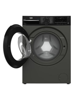 بيكو Washing Machine - 10 Kg - 1600 RPM - ProSmart Inverter Motor - Digital Screen - 15 Programs - Steam Cure - Bluetooth B3WFU501040MCI Manhattan Grey  - Image 3