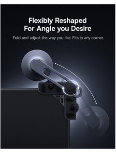 بيسوس MaxView Magnetic Tesla Phone Mount, Car Central Control Screen Hanging Bracket, Compatible with Tesla Model S/3/X/Y, Magnetic Adsorption Phone Holder for iPhone 16 Pro Max/Plus, 15/14/13/12 Series, Samsung Galaxy S24/S23/S22 & Other Phones and Devices Space Grey  - Image 2