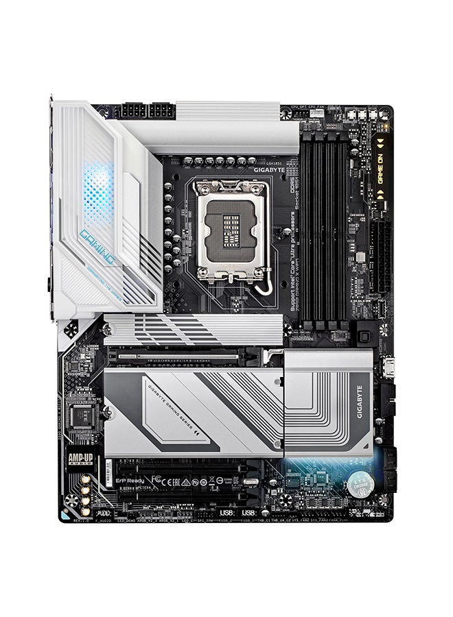 GIGABYTE - Z890 Gaming X Wi-Fi 7 LGA 1851 ATX Motherboard, Intel Z890 Chipset, 4x DDR5 DIMM Slots, Up to 256GB Max Memory, Wi-Fi 7 & BT 5.4, PCIe 5.0 x16, 4x M.2 Slots, 6x SATA 6Gb/s Ports, 2.5GbE LAN, USB 3.2 Gen 2x2 Type-C, RGB Fusion 2.0 Support, 10+2+1 Digital VRM, Enhanced Thermal Design, Z890-GAMING-X-WIFI7 Black/White - Image 1