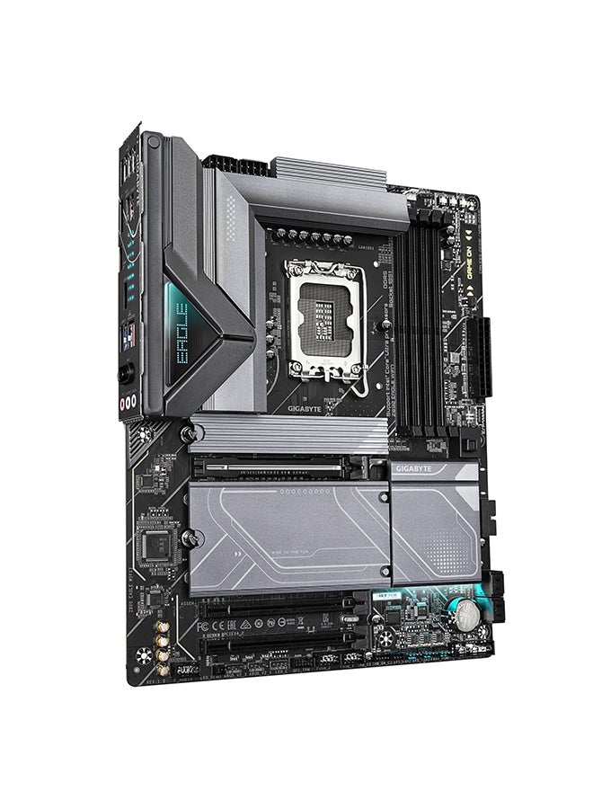 GIGABYTE - Z890 Eagle Wi-Fi 7 LGA 1851 ATX Motherboard, Intel Z890 Chipset, 4x DDR5 DIMM Slots (Up to 256GB Max Memory), Wi-Fi 7 & BT 5.4, 1x PCIe 5.0 x16, 4x M.2 Slots, 6x SATA 6Gb/s Ports, 10Gb Ethernet, USB 3.2 Gen 2x2, 4K HDMI, Realtek Audio, Multi-Layer PCB, Advanced Thermal Design | Z890-EAGLE-WIFI7 Black - Image 1