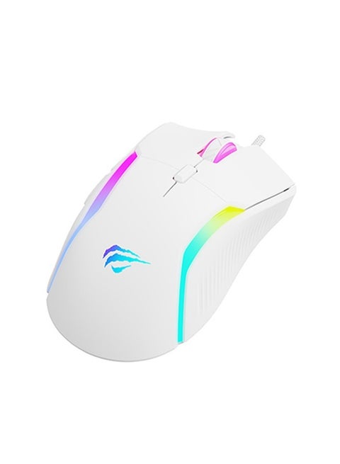 RGB Gaming Mouse with 6 Dynamic Lighting Effects, Wired Computer Mouse, 9 Programmable Buttons and Removable Weight for Pro Gamers