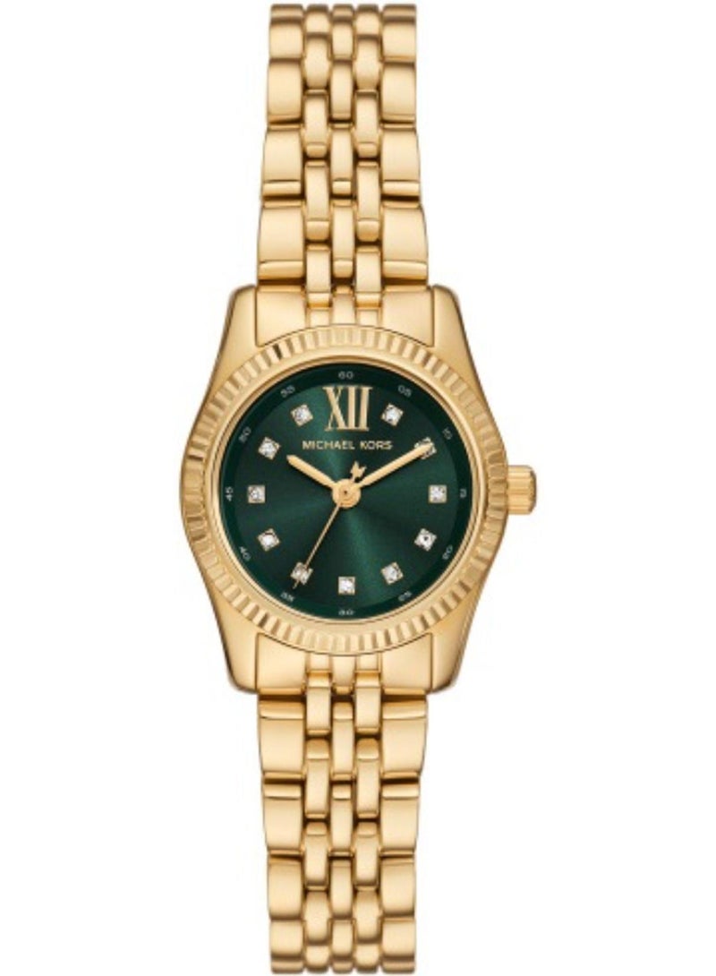 Women's Green Dial Analog Quartz Watch 26 - MK4842