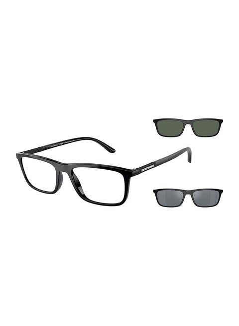 Men's EA4160 50011W 55 Clip-On Frames