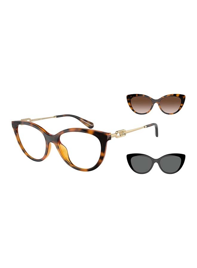 EMPORIO ARMANI Women's EA4213U 50261W 53 Clip-On Frames  - Image 1